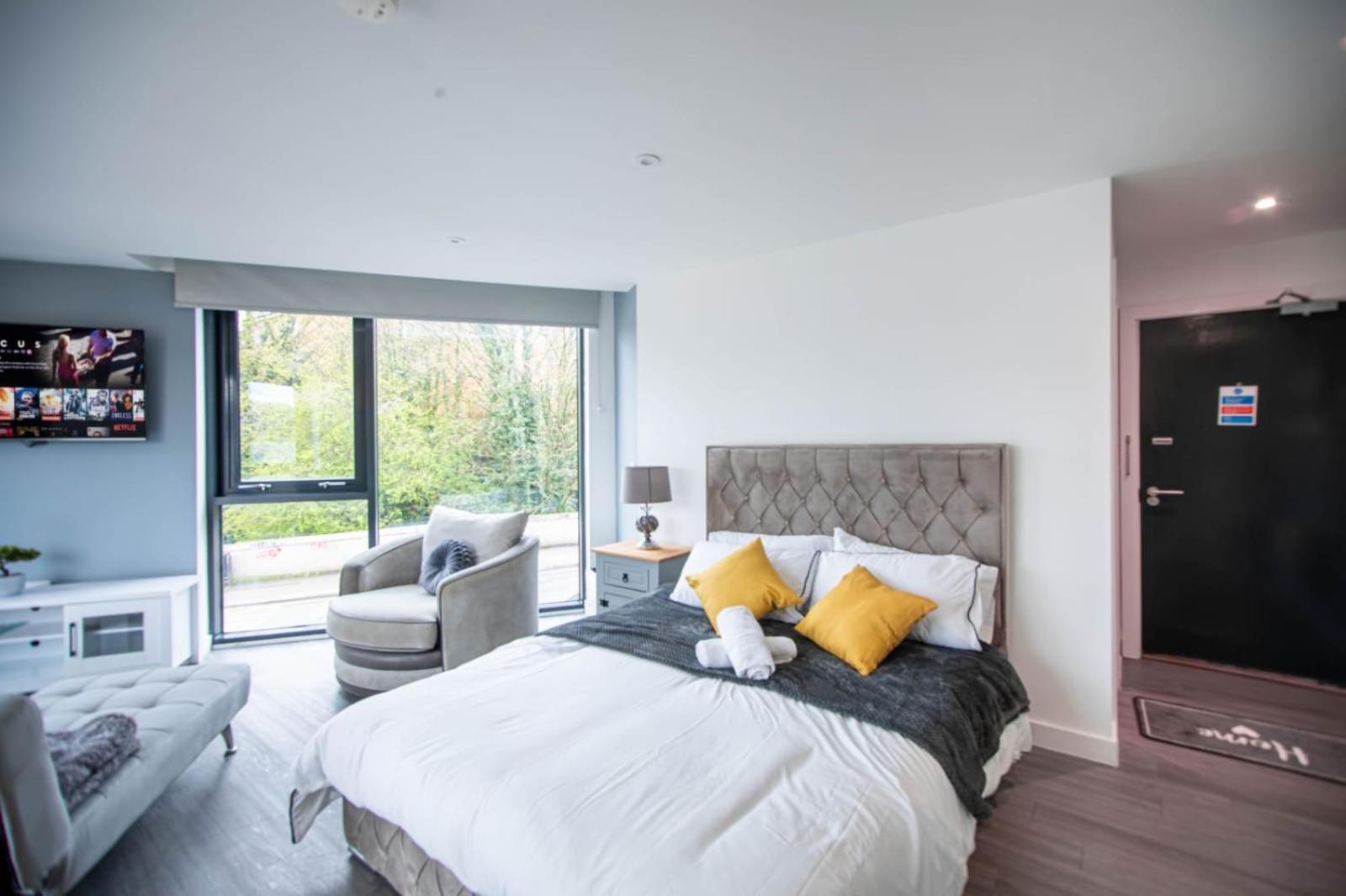 Excellent Studio Balcony Apartment In Sheffield Exteriér fotografie