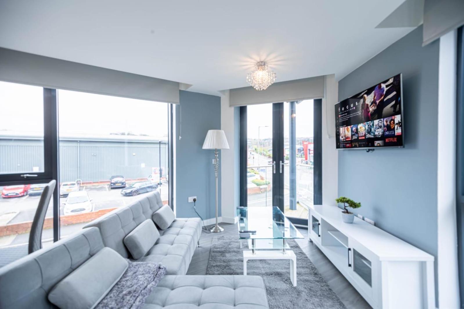 Excellent Studio Balcony Apartment In Sheffield Exteriér fotografie