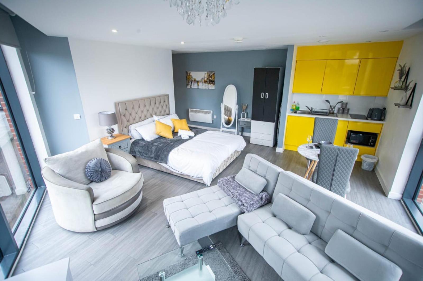 Excellent Studio Balcony Apartment In Sheffield Exteriér fotografie