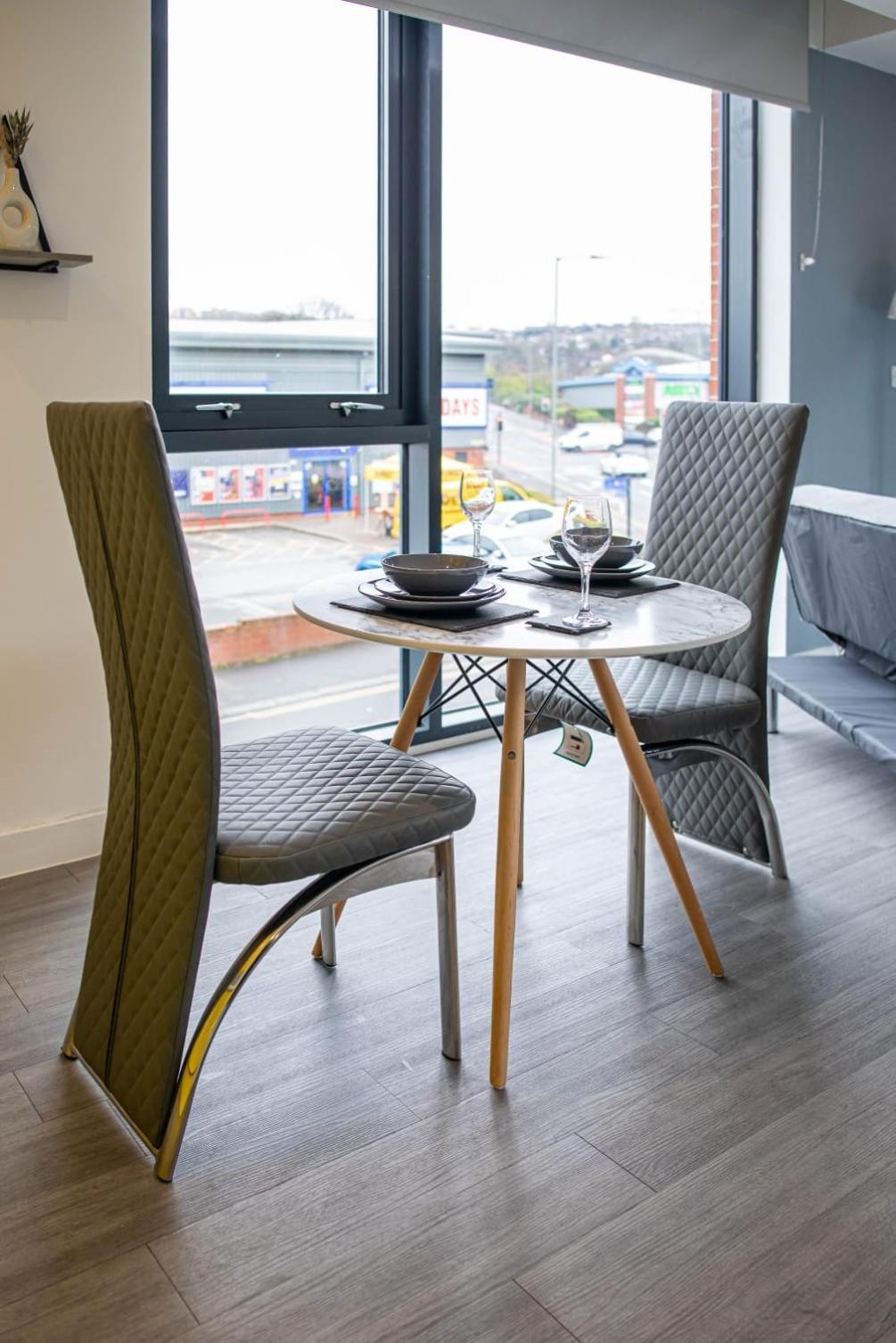 Excellent Studio Balcony Apartment In Sheffield Exteriér fotografie